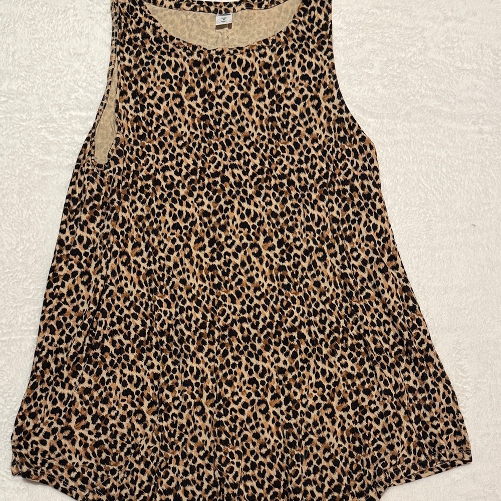 Old Navy Leopard Print Tank Top